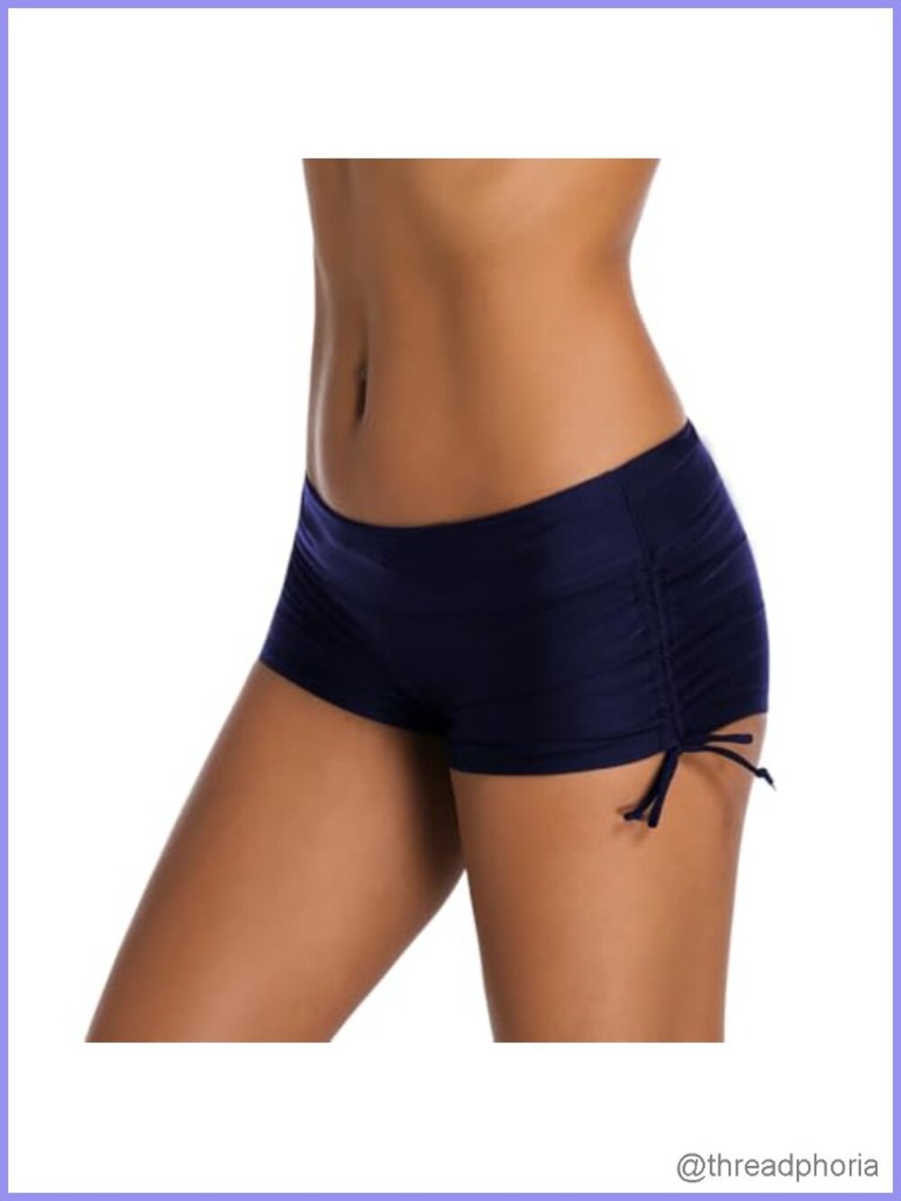 Women's Swim Board Shorts Quick Dry UPF 50+ Adjustable Ties Slim Fit Beach